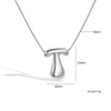 Jewelry Copper Pendant Necklace Geometric Letter Snake Bone Chain Gold Plated