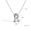 Jewelry Copper Pendant Necklace Geometric Letter Snake Bone Chain Gold Plated
