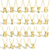 Jewelry Copper Pendant Necklace Geometric Letter Snake Bone Chain Gold Plated