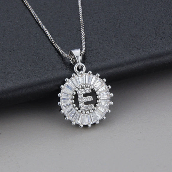 Jewelry Copper Pendant With Letter Pattern And Electroplating Treatment