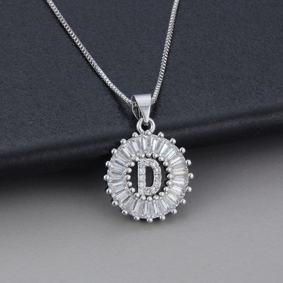 Jewelry Copper Pendant With Letter Pattern And Electroplating Treatment