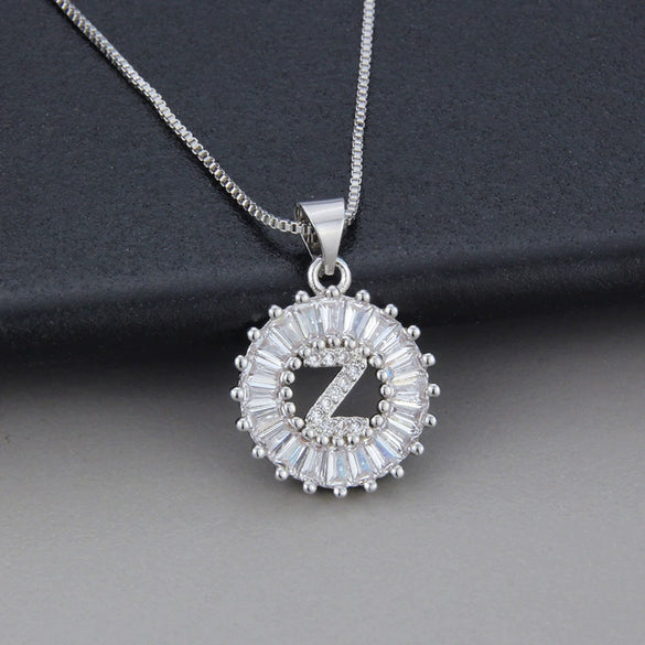 Jewelry Copper Pendant With Letter Pattern And Electroplating Treatment