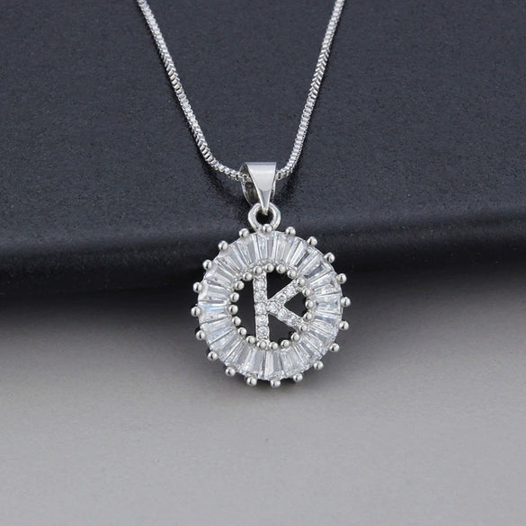 Jewelry Copper Pendant With Letter Pattern And Electroplating Treatment