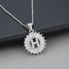 Jewelry Copper Pendant With Letter Pattern And Electroplating Treatment