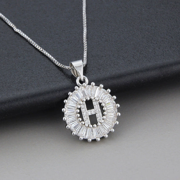Jewelry Copper Pendant With Letter Pattern And Electroplating Treatment