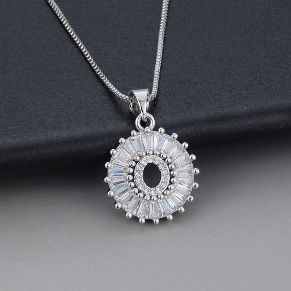 Jewelry Copper Pendant With Letter Pattern And Electroplating Treatment