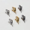 Jewelry Copper Plated Real Gold Zircon Crown Elf Wings Handmade Baroque Pearl Accessories Electroplating