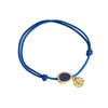 Jewelry Copper Real Gold Plated Woven Hand Rope Chain With Flower Pattern For Women