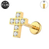 Jewelry Copper Stainless Steel Geometric Electroplated Unisex