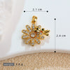 Jewelry Copper Sunflower Daisy Insect Pendant Electroplating