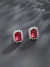 Jewelry Copper Zinc Alloy Geometric Square Electroplating Letters Earrings Pendant Set For Women