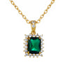 Jewelry Copper Zinc Alloy Geometric Square Electroplating Letters Earrings Pendant Set For Women