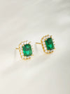 Jewelry Copper Zinc Alloy Geometric Square Electroplating Letters Earrings Pendant Set For Women