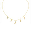 Jewelry Copper Zircon Fruit Pattern Cross Chain Necklace For Women Set With Precious Stones