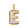 Jewelry Copper Zircon Goldplated Letter Clavicle Chain Pendant With Ochain And Electroplating Treatment