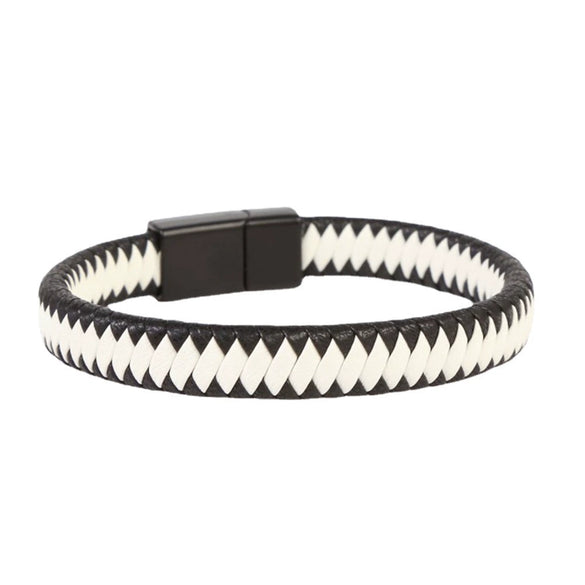 Jewelry Couple Bracelets Microfiber Leather Stainless Steel Magnetic Buckle Electroplating Original Design