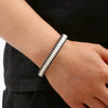 Jewelry Couple Bracelets Microfiber Leather Stainless Steel Magnetic Buckle Electroplating Original Design
