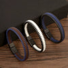Jewelry Couple Bracelets Microfiber Leather Stainless Steel Magnetic Buckle Electroplating Original Design