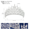 Jewelry Court Style Light Luxury Alloy Crystal Hairband Crown Electroplated For Women