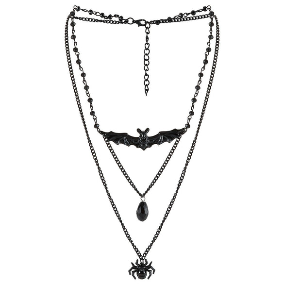 Jewelry Dark Bat Spider Alloy Pendant Retro Electroplating Insect Style