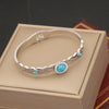 Jewelry Devil's Eye Bracelet Stainless Steel Electroplated Bohemian Fashion