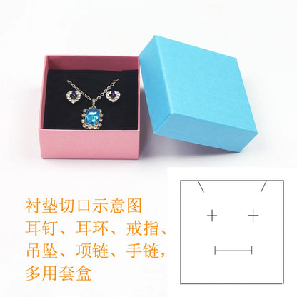 Jewelry Display Earrings Necklace Rings Box