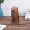 Jewelry Display Plate Geometric Wood Velvet Splicing Highend Storage Props