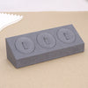 Jewelry Display Props Microfiber Alloy Rectangular Splicing Highend Ring Earring Pendant Frame