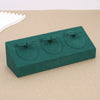 Jewelry Display Props Microfiber Alloy Rectangular Splicing Highend Ring Earring Pendant Frame
