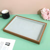 Jewelry Display Tray Rosewood Wood Flannel