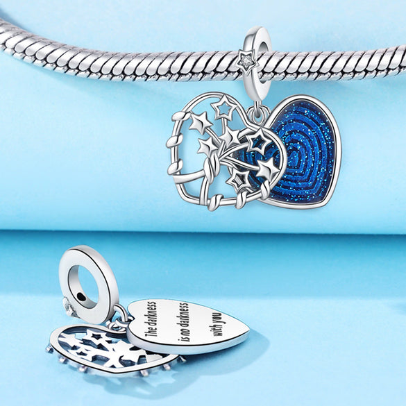 Jewelry Diy Pendant Accessories For Women Copper Silver Plated With Star Moon Sun Charm And Dripping Oil Design