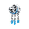 Jewelry Diy Pendant Accessories For Women Copper Silver Plated With Star Moon Sun Charm And Dripping Oil Design