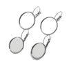 Jewelry Ear Tray Accessories Stainless Steel Titanium Steel Gold Plated Electroplated