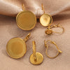 Jewelry Ear Tray Accessories Stainless Steel Titanium Steel Gold Plated Electroplated