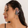 Jewelry Earring Alloy Resin Imitation Pearl Acrylic Forest Style Elf Ear Tassel Butterfly Outline