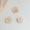 Jewelry Earrings Hair Accessories Resin Handmade With Gold Foil Inlaid Sweet Fresh Fairy Flower Pattern