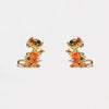 Jewelry Earrings Set Fairy Tale Cartoon Cute Crystal Shoes Style Zircon Copper
