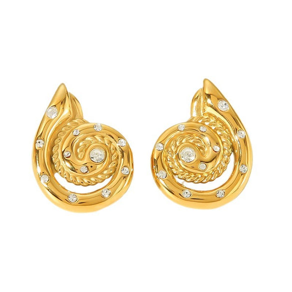 Jewelry Earrings Titanium Steel Stainless Steel Geometric Electroplated