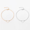 Jewelry Fashion Anklet Hollow Heart Peach Heart Anklet Ladies Spot Wholesale Jewelry