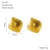 Jewelry Fashion Simple Geometric 316L Stainless Steel Earrings For Women With Electroplating And Wave Pattern