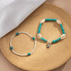 Jewelry Foot Chain Bohemian Multilayer Beaded Star Pattern Plastic Resin Women's