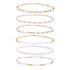 Jewelry Geometric Pearl Ccb Shell Handmade Bracelet
