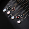 Jewelry Geometric Wings Microinlaid Cubic Zircon Women's Multicolor Necklace Ball Chain Mixed Gem Inlay Diamond Style