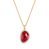 Jewelry Geometric Wings Microinlaid Cubic Zircon Women's Multicolor Necklace Ball Chain Mixed Gem Inlay Diamond Style