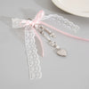 Jewelry Girl's Bow Ribbon Bag Accessories Alloy Love Pendant Pin Handmade With Beads And Love Water Drops Bells Pattern