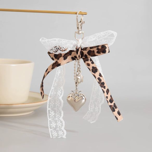 Jewelry Girl's Bow Ribbon Bag Accessories Alloy Love Pendant Pin Handmade With Beads And Love Water Drops Bells Pattern