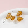 Jewelry Glass Glazed Irregular Water Drop Stripe Diy Handmade Beads Necklace Earrings