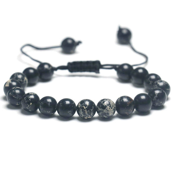 Jewelry Handmade Beaded Woven Bracelet Agate Geometric Unisex