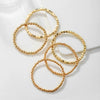 Jewelry Handmade Round And Square Bead Bracelet Geometric Style For Women