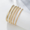 Jewelry Handmade Round And Square Bead Bracelet Geometric Style For Women